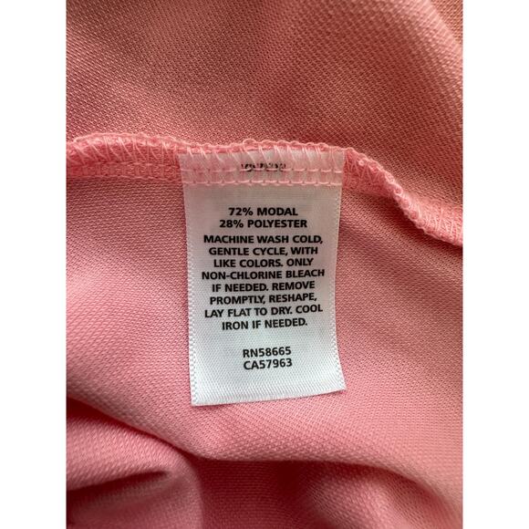 New ~ OPEN EDIT ~  (Nordstrom) ~ Pink Peony Crop Tank Top Size S. MODAL SOFT - Picture 6 of 6